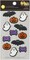 Wilton Dot Matrix Icing Decorations 12/Pkg-Spider And Jack-O'-Lantern